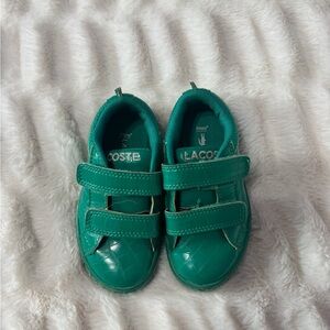 Lacoste Kids Teal Sneakers